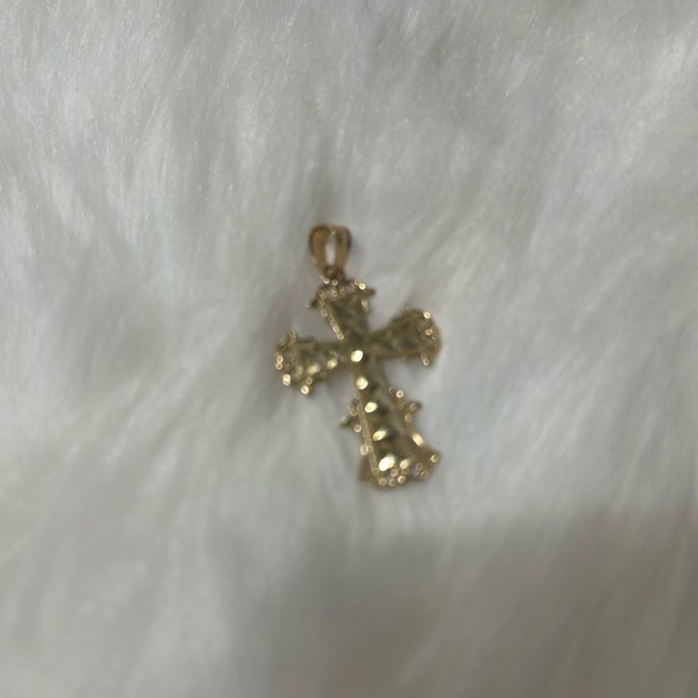14kt gold cross